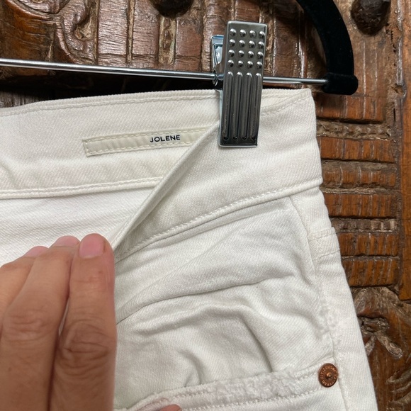 Citizens of Humanity NWT Jolene High Rise Straight Jeans in White Out Size 28 - Picture 4 of 13